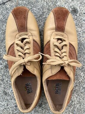 Bob Marley Men’s Two-Tone Tan & Brown Casual Sneakers